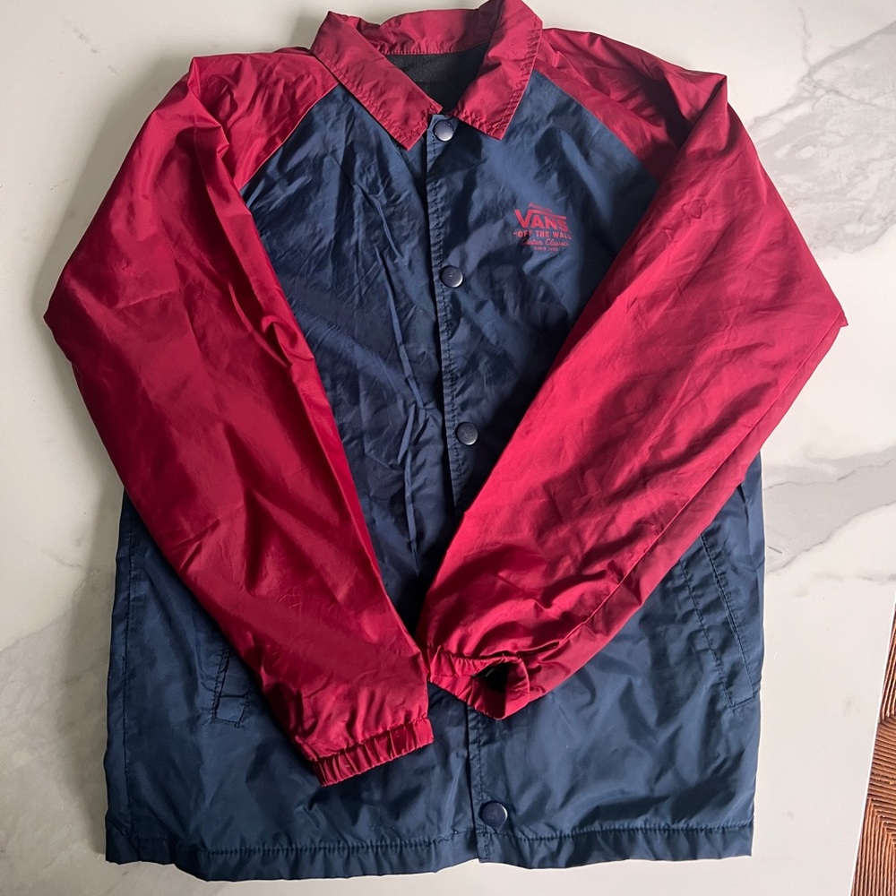 Vans Boys Light Weigh Jacket Kids Size Large